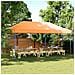Tenda da Festa Pieghevole Pop-Up Arancione 580x292x315 cm - Foto miniatura 2