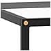 Tavolino Da Salotto Nero Con Vetro Temperato 60x60x35 Cm - Foto miniatura 4