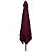 Parasol da Giardino Quadrato 295x245 cm Rosso Bordeaux - Foto miniatura 3