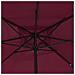 Parasol da Giardino Quadrato 295x245 cm Rosso Bordeaux - Foto miniatura 4