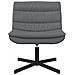 Sedia Girevole Grigia Pelle Sintetica Media Girevole - Foto miniatura 4