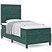 Letto Box Spring con Materasso Verde Scuro Singolo in Velluto - Foto miniatura 4