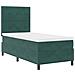 Letto Box Spring con Materasso Verde Scuro Singolo in Velluto - Foto miniatura 6