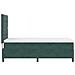 Letto Box Spring con Materasso Verde Scuro Singolo in Velluto - Foto miniatura 9