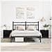 Cabinetto da letto  2 pezzi Nero Rovere 45x34x44,5 cm Legno ingegnerizzato - Foto miniatura 2