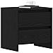 Cabinetto da letto  2 pezzi Nero Rovere 45x34x44,5 cm Legno ingegnerizzato - Foto miniatura 3