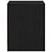 Cabinetto da letto  2 pezzi Nero Rovere 45x34x44,5 cm Legno ingegnerizzato - Foto miniatura 8