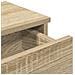 Scaffale a Parete con Cassetti Sonoma 60x25x15 cm in Truciolato - Foto miniatura 7