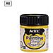 Pack 6 Uds. Pittura Ceramica E Vetro 45 Ml Colore Giallo - Foto miniatura 1