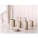 Set Da 5 Accessori Per Il Bagno Chancay Beige Chiaro - Foto miniatura 1