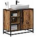 Armadio per Lavabo da Bagno Legno vecchio 65 x 33 x 60 cm - Foto miniatura 3
