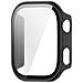 Custodia Protettiva Integrata In Vetro Temperato E Pc Compatibile Con Redmi Watch 6 - Copertura Completa Black - Foto miniatura 1
