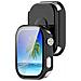 Custodia Protettiva Integrata In Vetro Temperato E Pc Compatibile Con Redmi Watch 6 - Copertura Completa Black - Foto miniatura 3