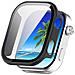 Custodia Protettiva Integrata In Vetro Temperato E Pc Compatibile Con Redmi Watch 6 - Copertura Completa Black - Foto miniatura 6