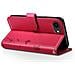 Custodia A Portafoglio Per Iphone 16e Design Premium Fiori Farfalla, Rosso - Foto miniatura 5