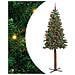 Albero di Natale snodato con 300 LED con supporto Verde 180 cm - Foto miniatura 1