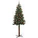 Albero di Natale snodato con 300 LED con supporto Verde 180 cm - Foto miniatura 3