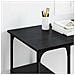 Scrivania Rovere Nero 140 x 50 x 75 cm Legno multistrato - Foto miniatura 4