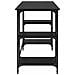 Scrivania Rovere Nero 140 x 50 x 75 cm Legno multistrato - Foto miniatura 6
