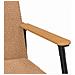 poltrona Beige 59 x 75 x 78 cm Tessuto simile alla lana ricci - Foto miniatura 8