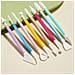 Set Di 8 Penne Per Intaglio Fondente - Strumenti Per Modellare Fiori Di Zucchero E Argilla - Foto miniatura 5