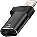 Adattatore Usb C A Lightning Ricarica Rapida 30w Pd E Trasferimento 480mbps, Nero - Foto miniatura 1