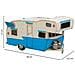 Caravan Metallo Blu 28x12.5x15h Cm - Foto miniatura 4