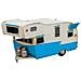 Caravan Metallo Blu 28x12.5x15h Cm - Foto miniatura 5