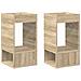 Tavolino 2 pcs Rovere Sonoma 30 x 30 x 56 cm Legno multistrato - Foto miniatura 1