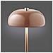 Lampada Da Tavolo Margate Ricaricabile In Metallo Marrone Ø13 Cm - Foto miniatura 3