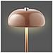 Lampada Da Tavolo Margate Ricaricabile In Metallo Marrone Ø13 Cm - Foto miniatura 4