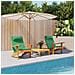 Cuscini per sedie 2 pcs Verde 58 x 77 x 4,5 cm Tessuto Oxford - Foto miniatura 2