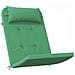 Cuscini per sedie 2 pcs Verde 58 x 77 x 4,5 cm Tessuto Oxford - Foto miniatura 5