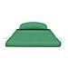 Cuscini per sedie 2 pcs Verde 58 x 77 x 4,5 cm Tessuto Oxford - Foto miniatura 6