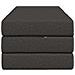 Divano Letto Pieghevole 120 x 67 x 45 cm Grigio Scuro - Foto miniatura 4