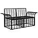 Loveseat da esterno 2 pcs Nero e Grigio scuro polyrattan - Foto miniatura 3
