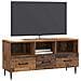 Mobile TV Legno antico 102 x 34,5 x 50 cm Legno ingegnerizzato - Foto miniatura 2