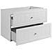 Mobile sottolavabo Kaschmir 100 cmMobileda bagno, Piano di lavoro effetto marmo bianco, Ripiano bianco - Foto miniatura 5