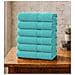 Set 6 Asciugamani Viso 55x100 cm - Eleganza e Comfort per il Tuo Bagno - Blue Turquise (TURCHESE) - Foto miniatura 1