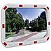 Specchio Traffico Convesso Rettangolare 40 X 60 Cm Con Catarifrangenti - Foto miniatura 1