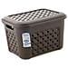 Cesta Biancheria Arianna Con Coperchio Lt24 Wenge Bucato - Foto miniatura 1