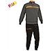 Tuta One Full Zip - Completo Di Giacca A Manica Lunga E Pantalone Di Colore Grigio Scuro / arancio Fluo Taglia Xl - Foto miniatura 1