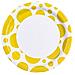 Solid Colour Dots Yellow - 8 Piatto 23 Cm - Foto miniatura 1