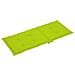 Cuscini per Sedie da Giardino 6 pz Verde Brillante 120x50x4 cm - Foto miniatura 3