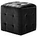 Pouf 2 pz Nero 30x30x30 cm in Velluto - Foto miniatura 2