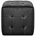 Pouf 2 pz Nero 30x30x30 cm in Velluto - Foto miniatura 3