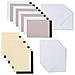 12 Carte E Buste Cricut Taupe, Bianche E Crema 13,9 X 10,7 Cm - Foto miniatura 2