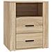 Comodino Rovere Sonoma 50x36x60 Cm In Legno Multistrato - Foto miniatura 2