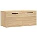 Mobile A Parete Rovere Sonoma 80x36,5x35 Cm Legno Multistrato - Foto miniatura 2