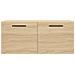 Mobile A Parete Rovere Sonoma 80x36,5x35 Cm Legno Multistrato - Foto miniatura 7